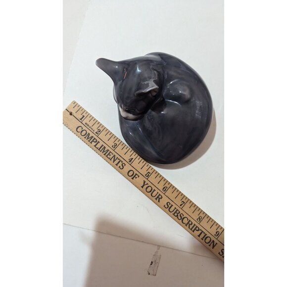 Royal Copenhagen Porcelain Cat Figure Gray Striped Danish figurine - Picture 7 of 7